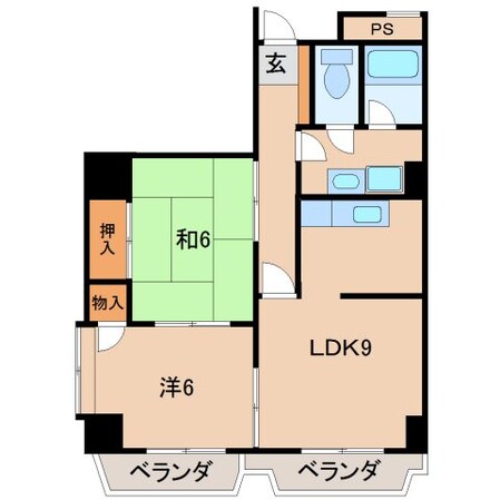 十三番丁ホームズの物件間取画像